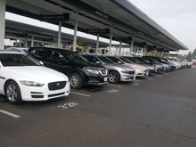 About 10 am on Saturday, January 6, 2018. EVERY PC space was full. Very rare. Was at Hertz LAX yesterday (Friday) three times and it was prepretty