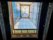 One of the other main highlights of the Temple bar area is the skylight that you can look up at while seated.