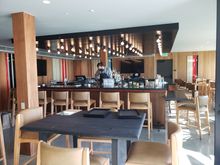 Interior of poolside restaurant The Pocket