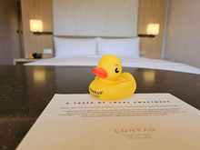 Now we are talking. ;-) 
Got the housekeeping in front of my room and told him, he has only task here ;-)

Still the hotel is too expensive for the room sizes here. I'd still go to the other Conrad. 