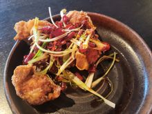 Crispy pork dumplings