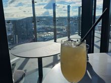 Ginger beer in the lounge