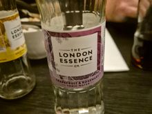 Was quite taken with this tonic mixed with Edinburgh gin in the lounge. 