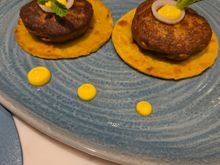 Lamb with saffron paratha at Alba