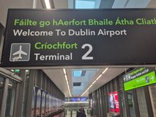 After 40 min we arrived in DUB. For me the first time in Ireland.