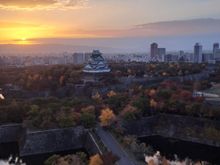 View from the room just after sunrise ( 0650) of the castle and park. Beautiful at this time of year
