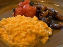 I asked for soft scramble.  So silky.
