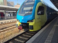 Stadler Kiss as Westfalenbahn towards Hannover