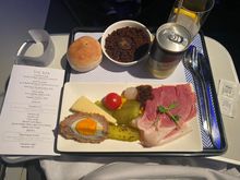 Ploughman’s on the late LHR-NCL. I saw a menu for the first time in club europe today. 