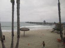San Clemente Pier from Amtrak #566 FUL-SAN 
24th August 2018