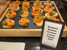 Executive lounge evening hors d'oeuvres