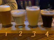 #2 (blonde ale) from Nine Locks, Dartmouth NS;
others from Big Spruce, Baddeck NS