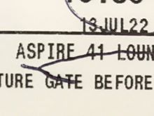 No metion of privium west lounge but instead you are being sent of to the doom of Aspire lounge