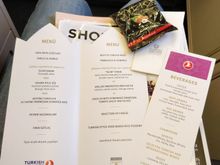 TK AMS-IST Business class menu