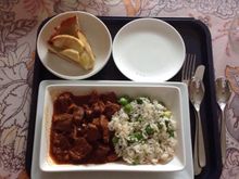 BA chicken tikka masala on club Europe items