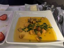 Soup was solid and not salty. 