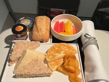Breakfast OSL-CDG. Reminded me of a kids meal, very plain. 