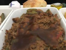 Braised beef and black bean rice