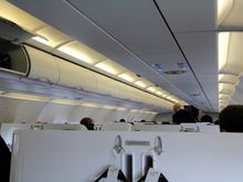 Cabin view forward