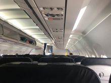 No Club curtain, cue: people (rightly) use the front toilet creating queues. There were 3 rows of CE on this flight. I was offered a POUG for £89 days before. 