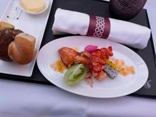 Poached lobster