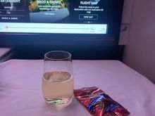 No PDP. Drinks after takeoff

