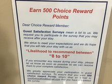 Signs in several places in the Comfort Inn, Rockford, IL. 

I do not recall similar signs in other Choice properties. Anyone else familiar with these?