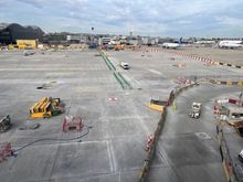 Updated picture of the ramp outside the LHR UC - almost ready!   Anyone know how many new gates this will open up? I know there’ll be one new gate right next to the UC elevator…

Interestingly, on my inbound a week earlier we had to ramp deplane and take a bus.  
The upside is it saved the walk to immigration, although I actually enjoy stretching my legs after the flight!