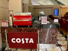 As was mentioned, the new Costa in the B lounge, opens at 6 am.