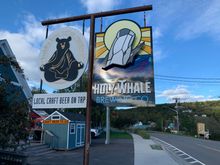 these two businesses share the space across the street from our motel in Alma NB

we didn’t try their coffee this morning but the beers were pretty good



