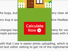 Example of ad scrolling across post; it moves as you scroll across 