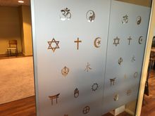 Past the prayer room