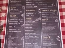 Fresco food menu
