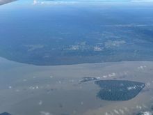 Kinabatangan from the sky