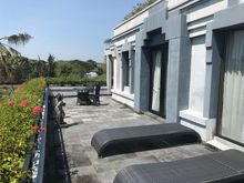 The huge terrace