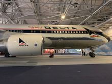 “Spirit of Delta” N102DA in the Delta Flight Museum at ATL