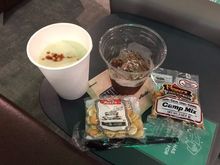 Some of the offers at the ANC AL last night, including the chowder.