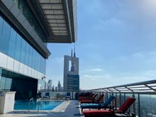 Pool was good on the 43rd floor......sun came out about 13:00 each day.