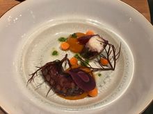 First course - darn why didn't the restaurant have a written explaination of the courses so i could snap a picture of it to remember what we have eaten!