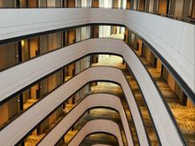 Typical hyatt style atrium 