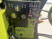 Bombardier’s flight instruments and bomb system switches 