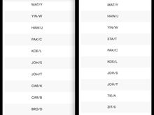 Repeat for this upcoming Wednesday from PDX to EWR … the top 7 on the list going are coming back same flight. Interesting that 2 and 3 are flipped on the way back. This must be where fare class comes into play.