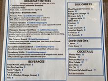 Breakfast options