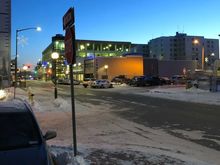 2nd Avenue in downtown Fairbanks looking east. 