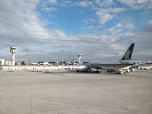 Plane spotting in IST