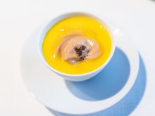 Kabocha Pumpkin Veloute, Pu'er Tea