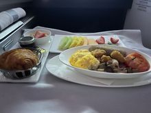 The full English. The egg was so rubbery it would have bounced!