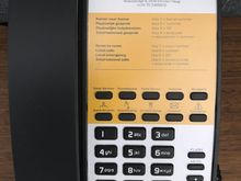 Telephone: it worked when phoning reception