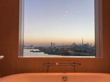 Bathroom with a view