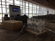 Gates still being outfitted